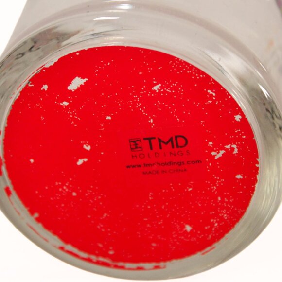 Set of 4 Vintage Glass Old Fashioned Tumblers Day of the Dead Sugar Skull - Picture 5 of 8